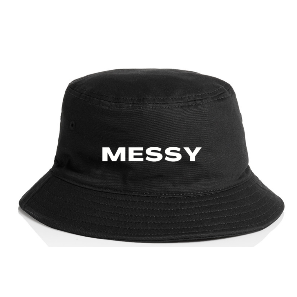 Messy Luxury™  Bucket Hat (White)