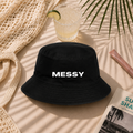 Messy Luxury™  Bucket Hat (White)